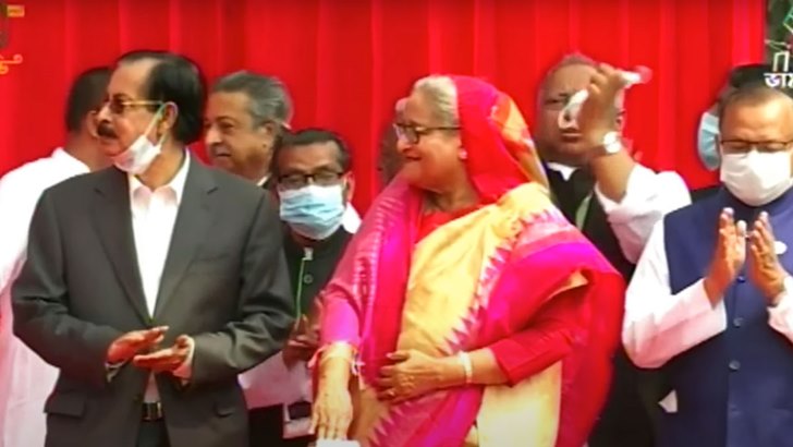 ৪৯টি উন্নয়ন প্রকল্প উদ্বোধন করলেন শেখ হাসিনা