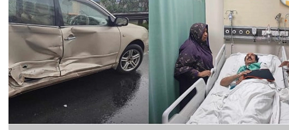 সড়ক দুর্ঘটনায় আহত এমপি বাবলা