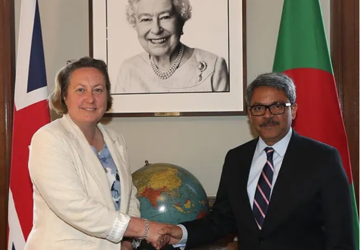 ব্রিটিশ প্রতিমন্ত্রীর সঙ্গে শাহরিয়ার আলমের বৈঠক