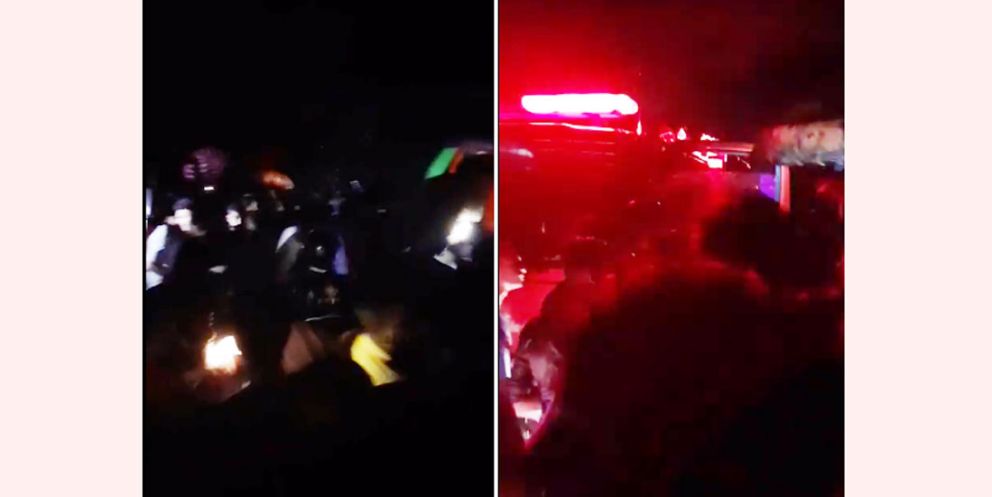 সিলেট-তামাবিল সড়কে বাস চাপায় ৫ জন নিহত