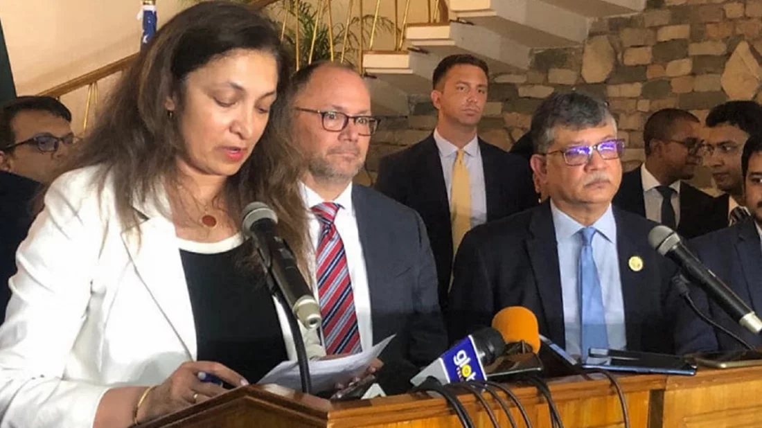 সংলাপ নিয়ে কোনও হস্তক্ষেপ করবে না যুক্তরাষ্ট্র: উজরা জেয়া