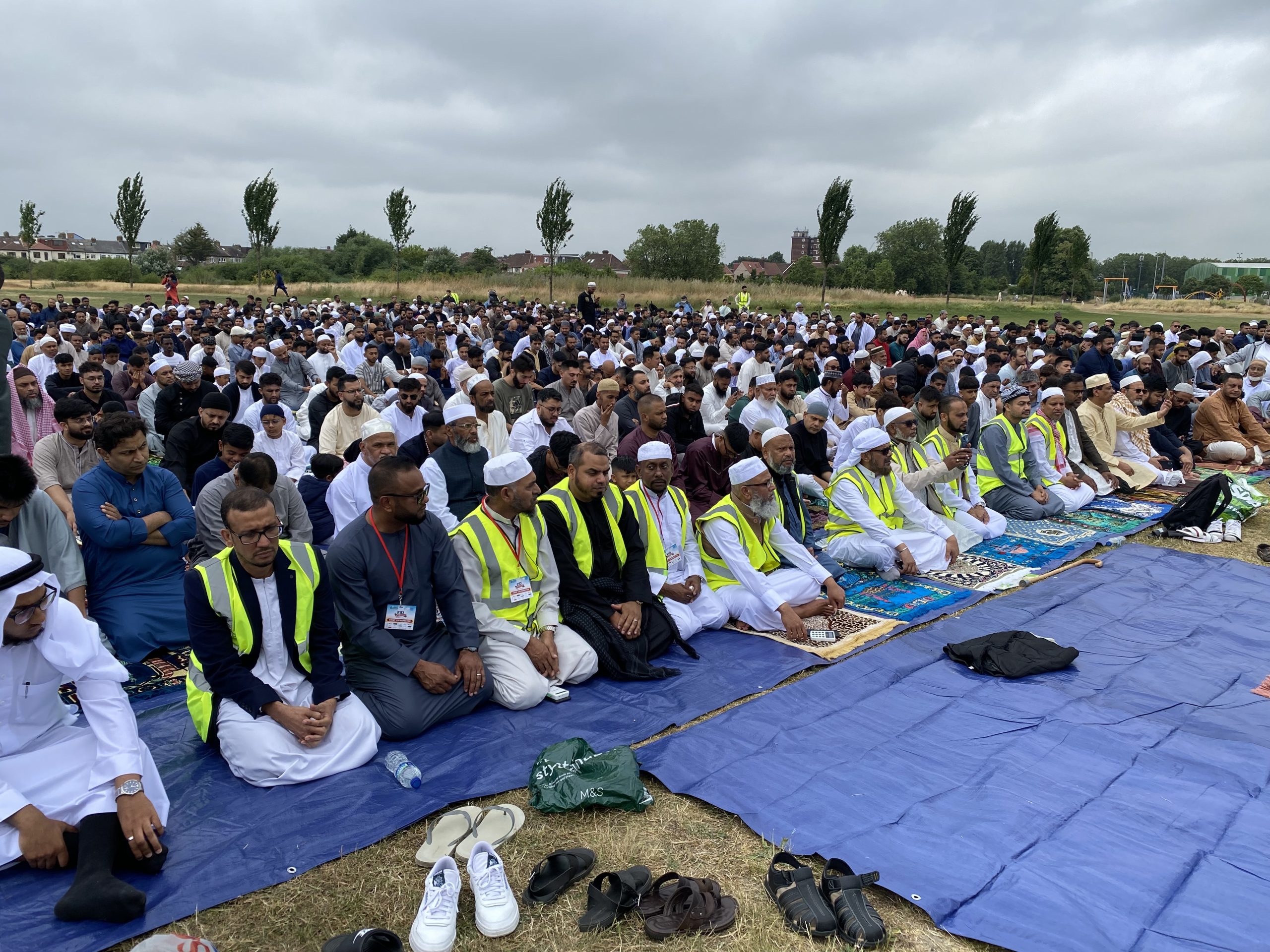 Three organisations unite to deliver the largest Eid congregation in Mayesbrook Park