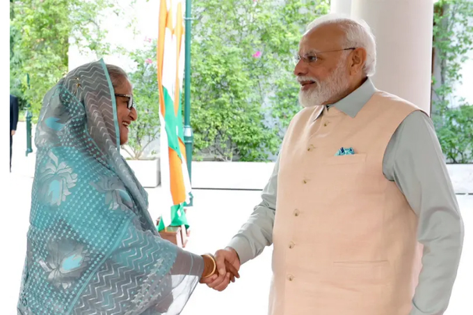 নয়াদিল্লিতে শেখ হাসিনা-মোদি বৈঠক অনুষ্ঠিত