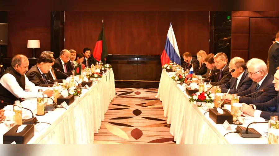 পররাষ্ট্রমন্ত্রীর সঙ্গে সের্গেই ল্যাভরভের বৈঠক অনুষ্ঠিত