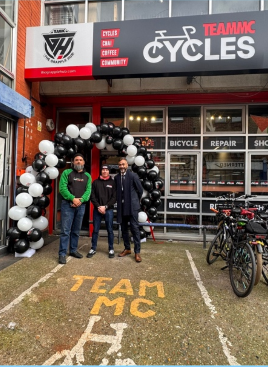<span style='color:#333;font-size:18px;'>PEDALLING TOWARDS PROGRESS</span><br> TEAMMC CYCLES CAFÉ AND BIKE SHOP OPENS IN WHITECHAPEL