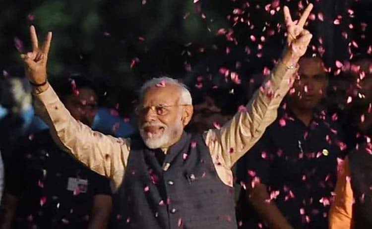 সরকার গঠনের পথে মোদি