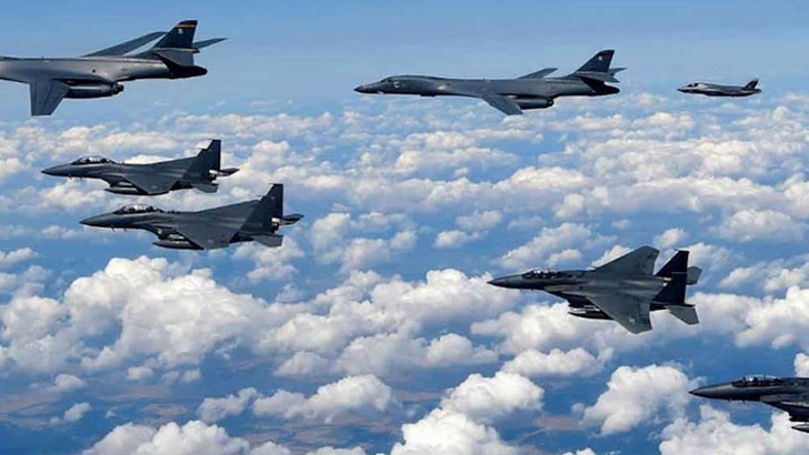 তাইওয়ানে ঢুকে পড়ল ৬৬ চীনা যুদ্ধবিমান