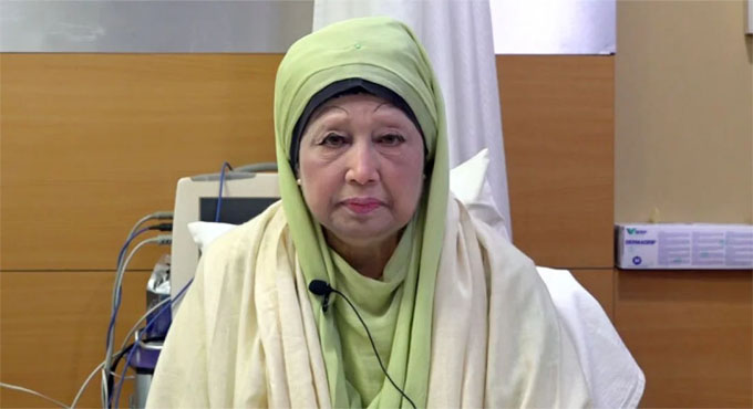 আমরা ধ্বংস চাই না, শান্তি চাই: খালেদা জিয়া