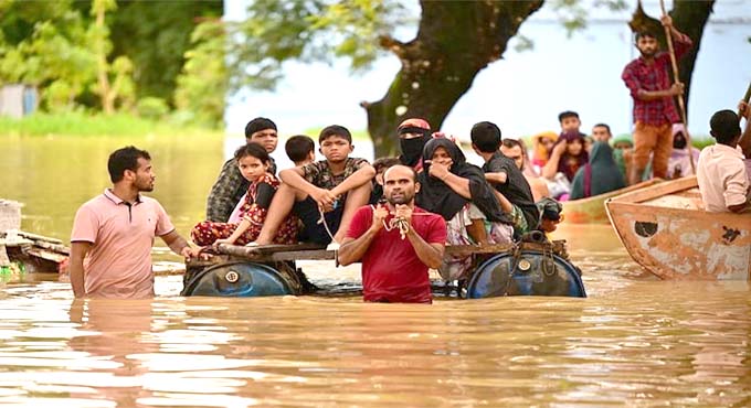 বন্যায় মৃতের সংখ্যা বেড়ে ৫৯