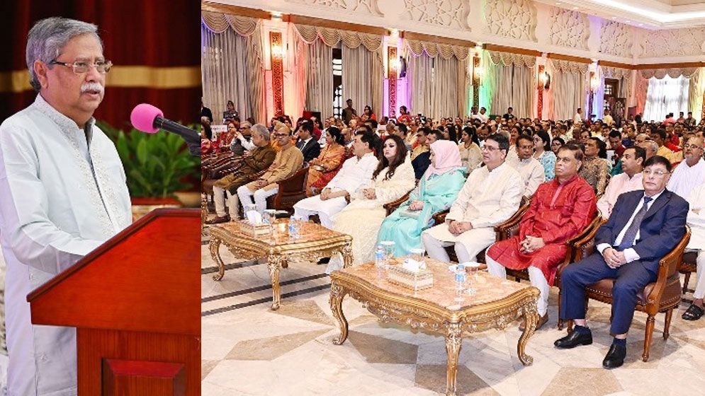 ধর্ম-বর্ণ নির্বিশেষে সবাইকে একসঙ্গে কাজ করার আহ্বান রাষ্ট্রপতির