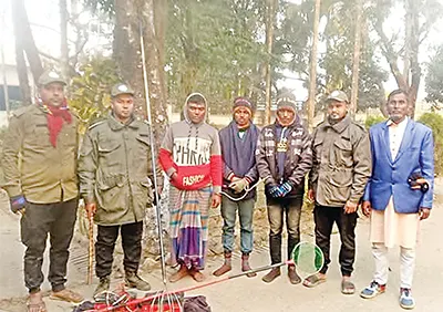 টাঙ্গুয়ার হাওরে থামছে না অতিথি পাখি শিকার