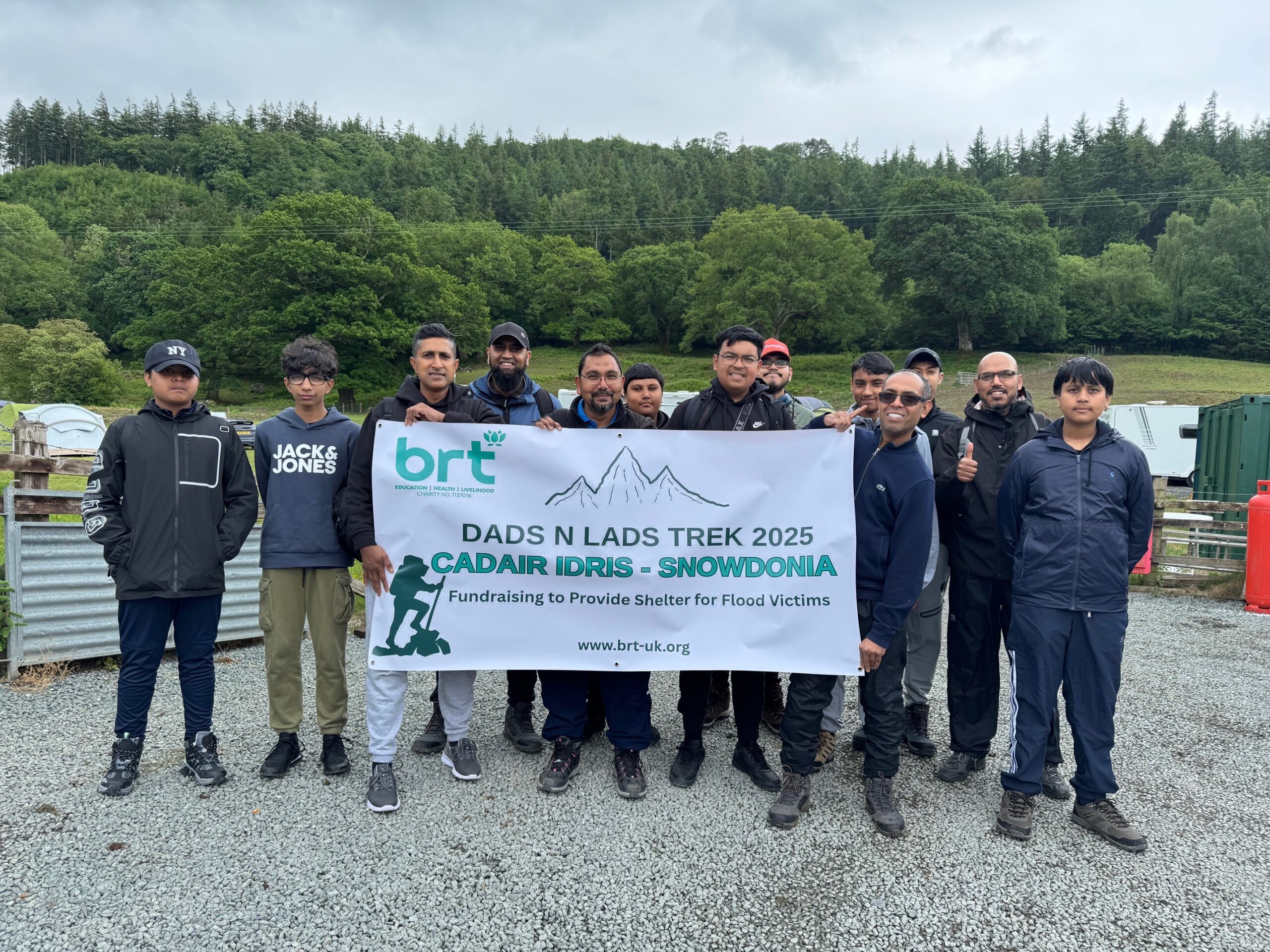 Dads and Lads conquer Cadair Idris for charity