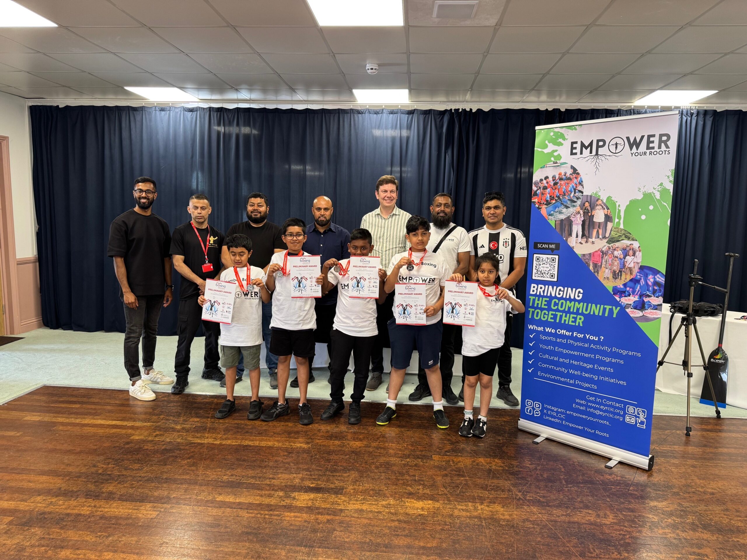 Empower Your Roots celebrates young champions through boxing and awards