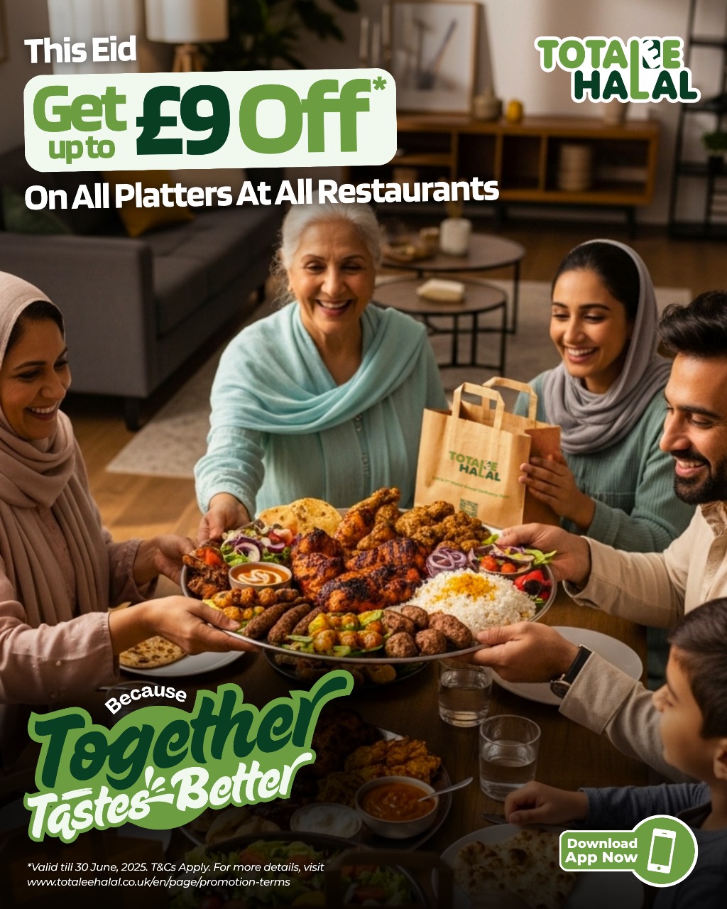 <span style='color:#333;font-size:18px;'>Totalee Halal Celebrates Eid with a special message</span><br> “Together Tastes Better” fostering the Spirit of Togetherness this festive season