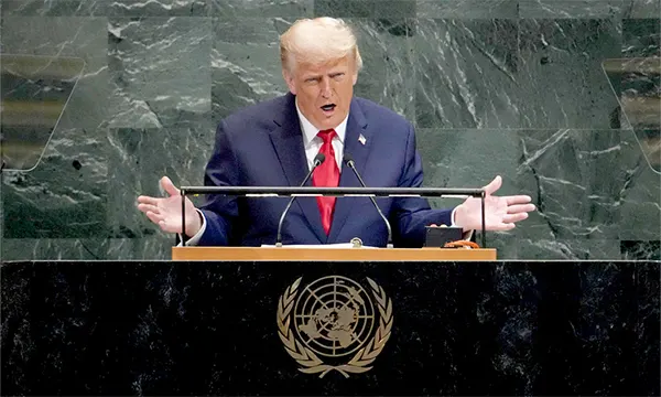 জাতিসংঘকে নির্দয়ভাবে কটাক্ষ করলেন ট্রাম্প