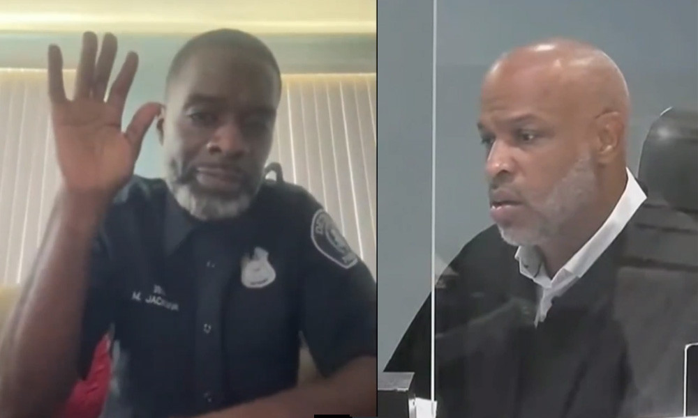 প্যান্ট ছাড়াই জুম আদালতে হাজির পুলিশ অফিসার, হতবাক বিচারক