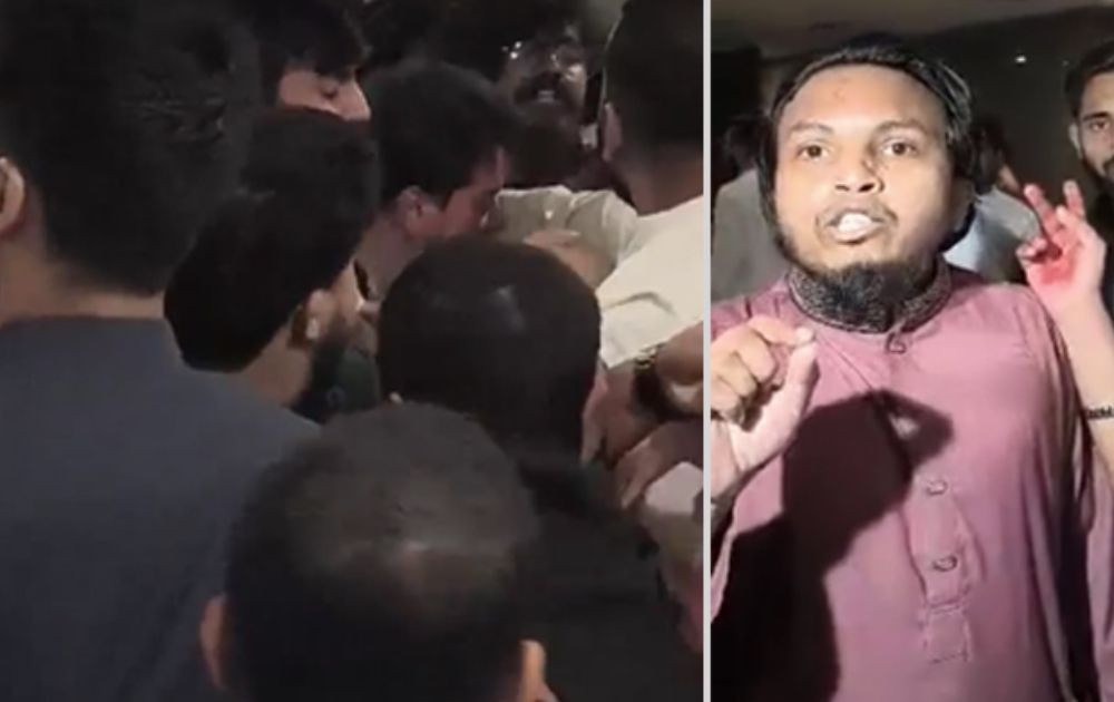 শাহবাগে এনসিপির দুই গ্রুপের সংঘর্ষ