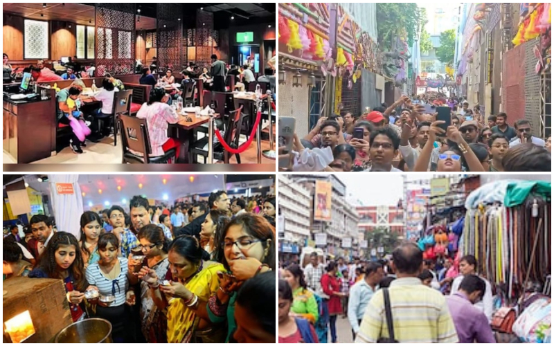 পশ্চিমবঙ্গে দুর্গাপূজার অর্থনীতি রেকর্ড ৬৫ হাজার কোটি রুপি ছুঁয়েছে