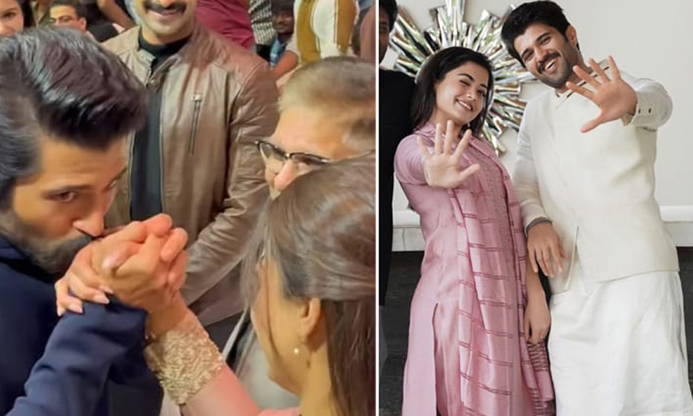 প্রকাশ্যে প্রেম নিবেদন রাশমিকার