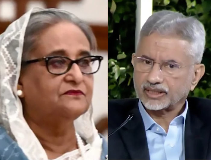 ভারতে অবস্থান প্রসঙ্গে হাসিনাকেই সিদ্ধান্ত নিতে হবে : জয়শঙ্কর