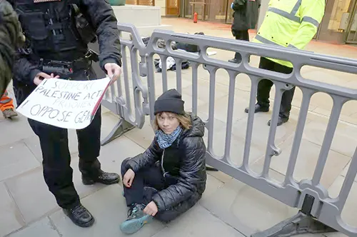 লন্ডনে ফিলিস্তিনপন্থী বিক্ষোভ থেকে গ্রেপ্তার গ্রেটা থুনবার্গ
