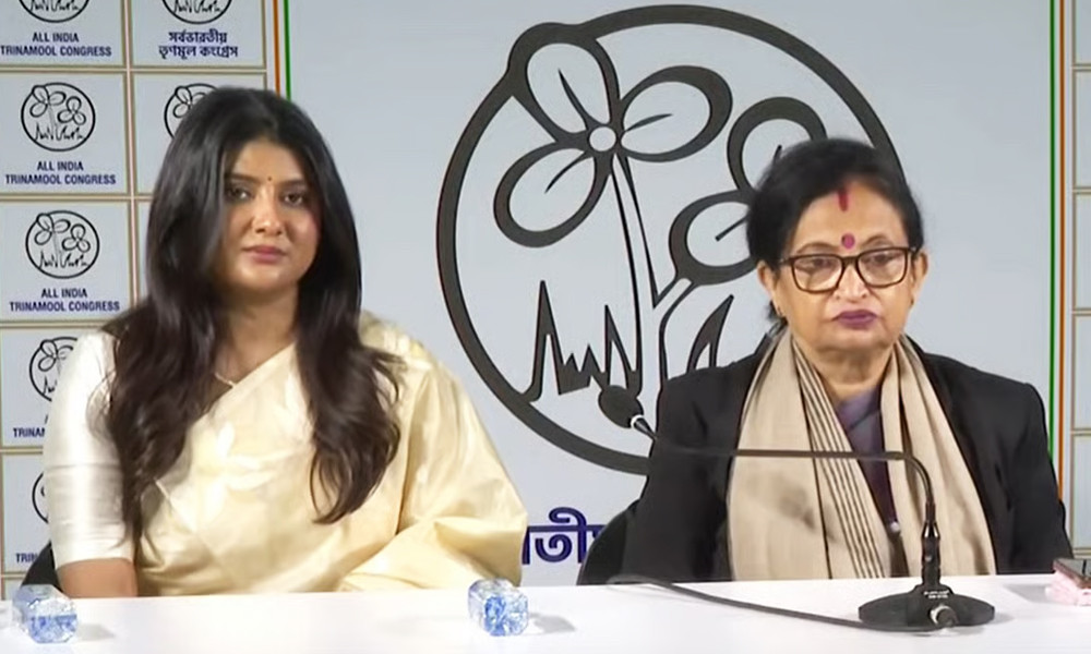 তৃণমূলে যোগ দিয়েই ‘জয় বাংলা’ স্লোগান নায়িকার
