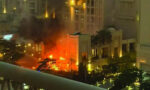 ইরানের হামলায় দুবাইয়ের অভিজাত হোটেলে আগুন, আহত ৪