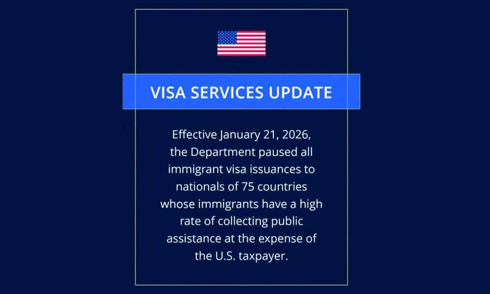 বাংলাদেশসহ ৭৫ দেশের অভিবাসী ভিসা স্থগিত করল যুক্তরাষ্ট্র