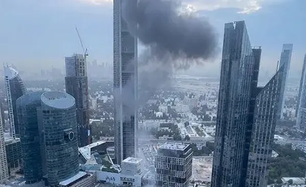 দুবাইয়ের প্রধান আর্থিক অঞ্চলে ইরানের ড্রোন হামলা
