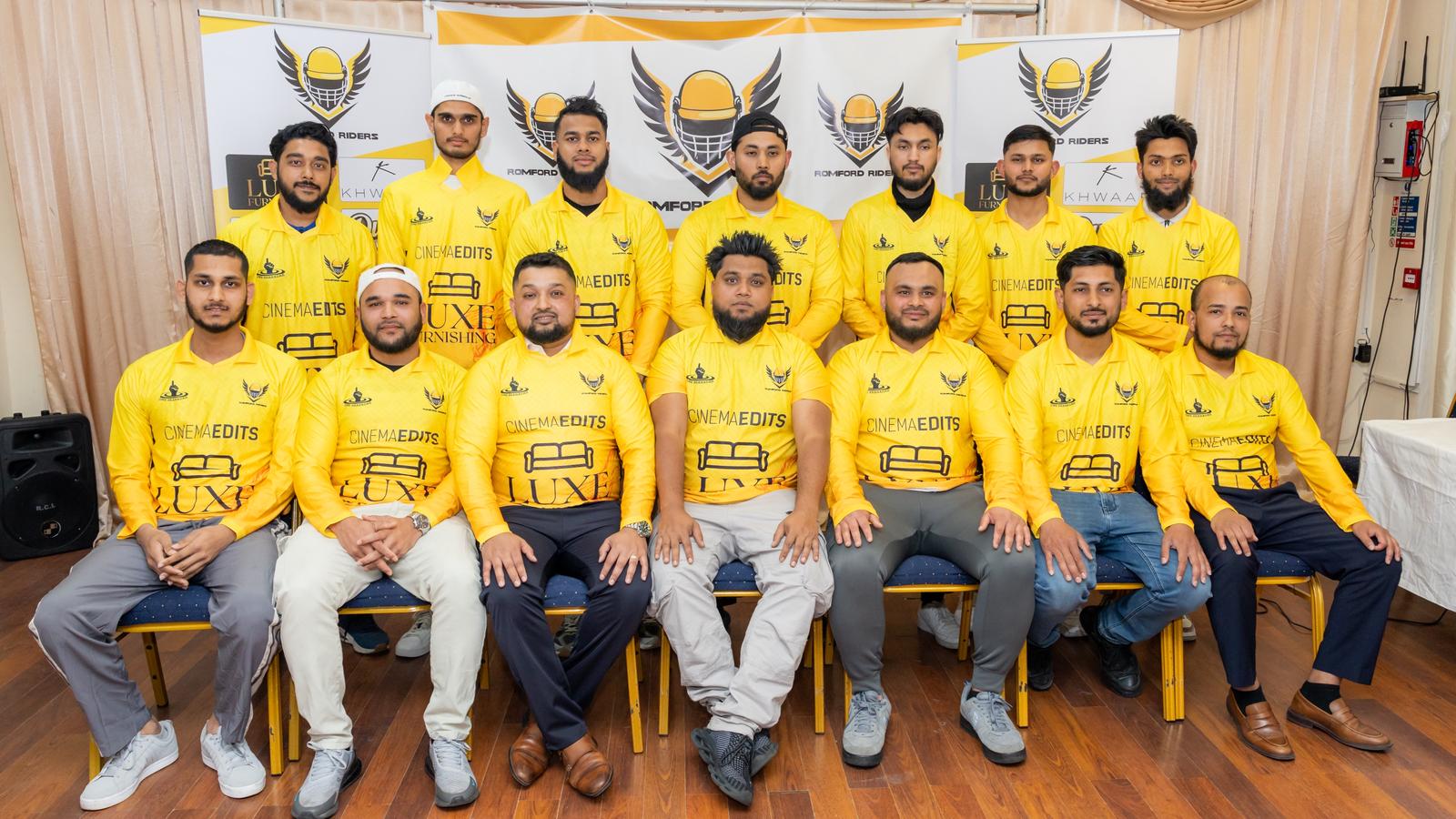 <span style='color:#333;font-size:18px;'>জাঁকজমকপূর্ণ আয়োজনে রমফোর্ড রাইডার্সের জার্সি উন্মোচন</span><br> নতুন মৌসুমে নতুন উদ্যমে মাঠে নামার ঘোষণা দিলেন ক্লাবের কর্ণধার রাহুল ইব্রাহিম