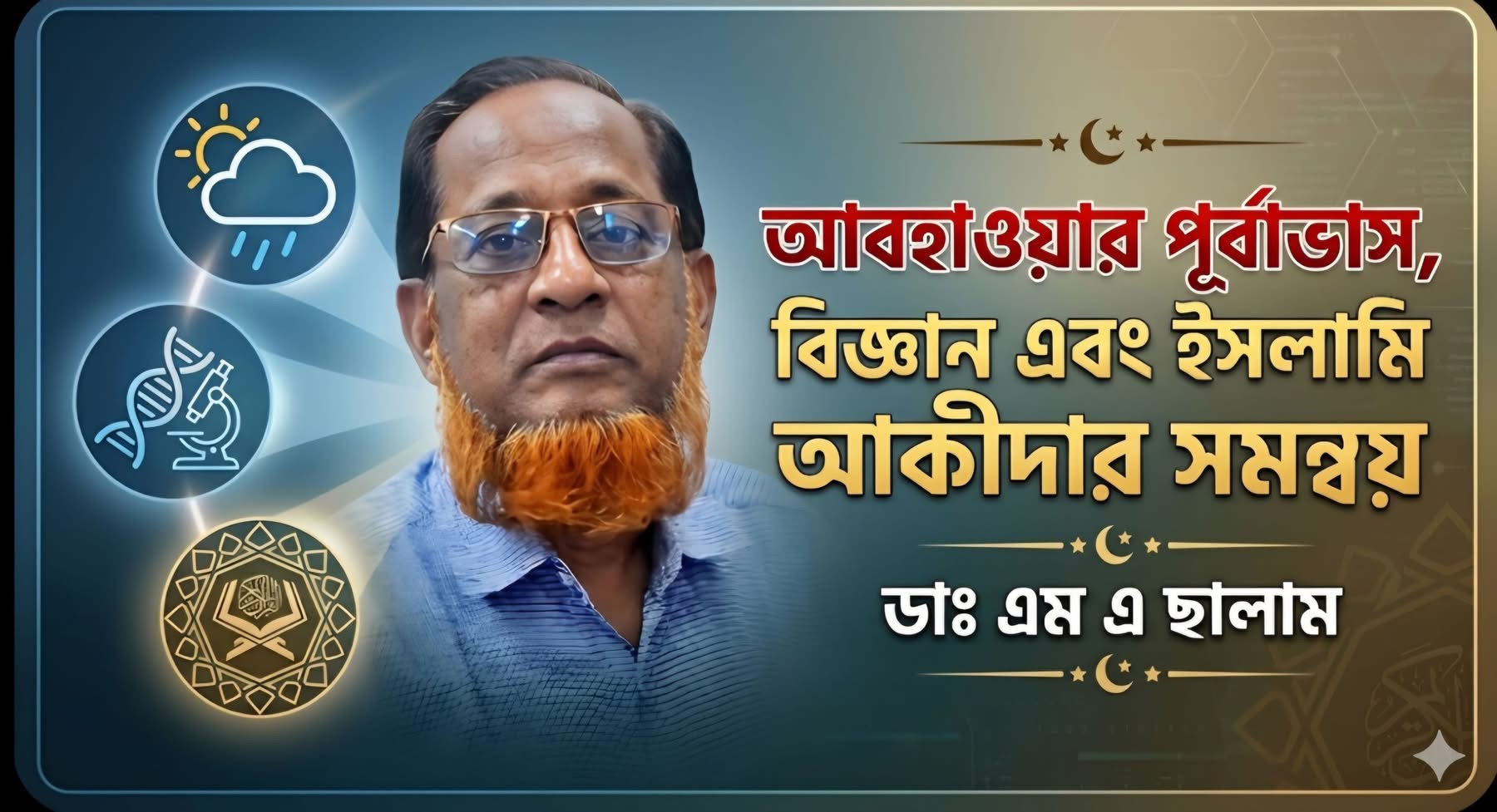 আবহাওয়ার পূর্বাভাস, বিজ্ঞান এবং ইসলামি আকীদার সমন্বয়