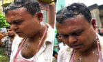 শিক্ষককে জুতার মালা পরিয়ে পেটাল শিক্ষার্থীরা